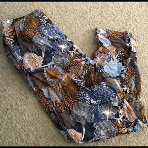 H&M Floral Print Pants